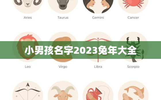 小男孩名字2023兔年大全，小男孩名字2023兔年大全集