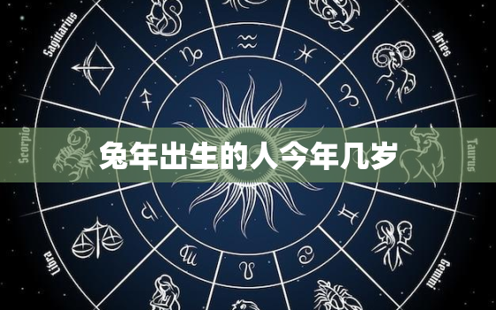 兔年出生的人今年几岁，兔年出生的人今年多大