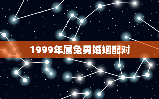 1999年属兔男婚姻配对，1987年属兔婚姻