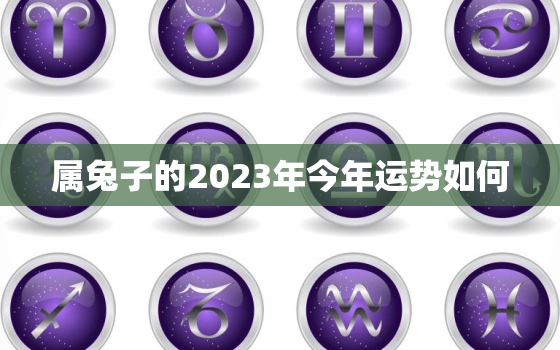 属兔子的2023年今年运势如何，属兔的人在2023年的运势是如何?