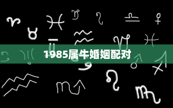 1985属牛婚姻配对，1985属牛婚姻怎么样