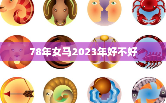 78年女马2023年好不好，78年属马女202年的运势和婚姻