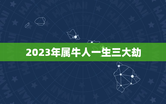 2023年属牛人一生三大劫，2023年属牛的全年运势如何