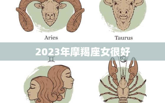 2023年摩羯座女很好，2023年摩羯座大事件预言