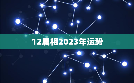 12属相2023年运势，12属相2023年运势查询