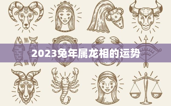 2023兔年属龙相的运势。，2023兔年属龙相的运势和财运