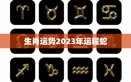 生肖运势2023年运程蛇，1965属蛇2023运势及运程详解