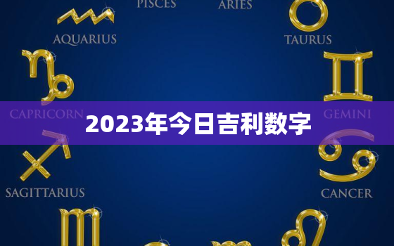 2023年今日吉利数字，数字202吉凶