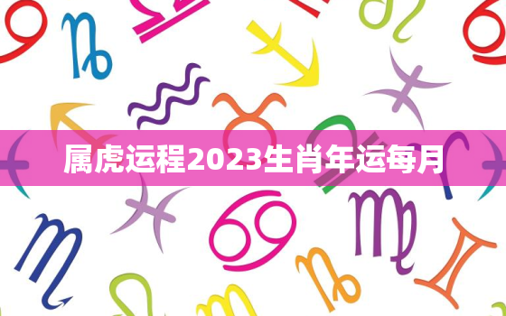 属虎运程2023生肖年运每月，属虎人2023年每月运程