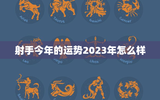 射手今年的运势2023年怎么样，射手座2023年