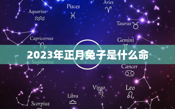 2023年正月兔子是什么命，2023年属兔正月出生好吗