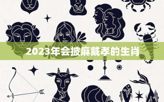 2023年会披麻戴孝的生肖，2023年会披麻戴孝的生肖兔