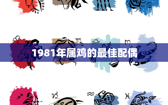 1981年属鸡的最佳配偶，猪的最佳配偶属相