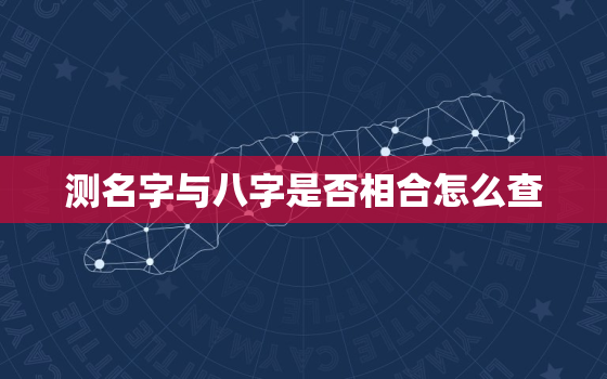 测名字与八字是否相合怎么查，测名字与八字是否相合怎么查出来