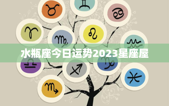 水瓶座今日运势2023星座屋，水瓶座今日运势2022年每月运势