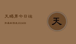 天蝎男今日运势最新图表(6月22日)