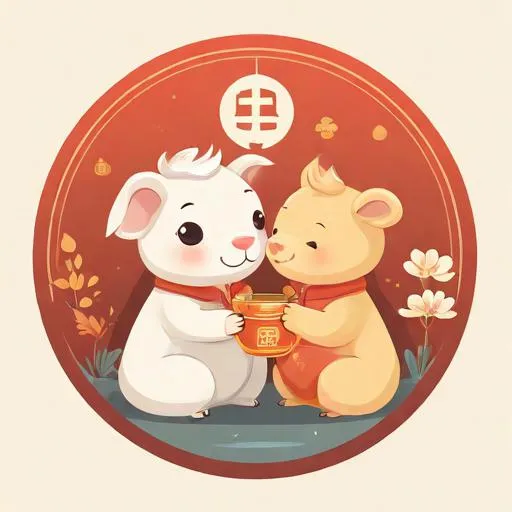 十二生肖最佳配对表格图片大全，生肖民间生肖配对故事  第2张