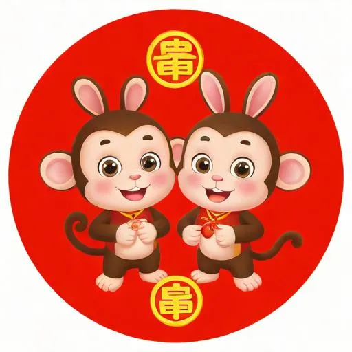 1968年属猴和属兔的合作，猴和兔的属相合不合财运  第3张
